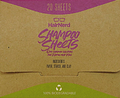 Dry Shampoo Sheets